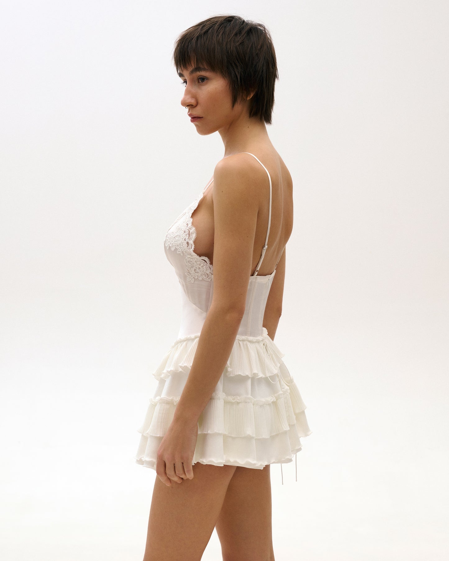 Сукня ‘Alice K x LONDI’ Молочна