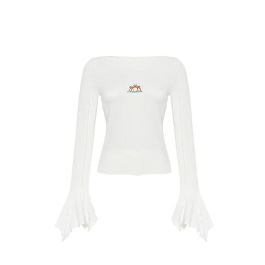 Лонгслів з Вишивкою 'Оленята'