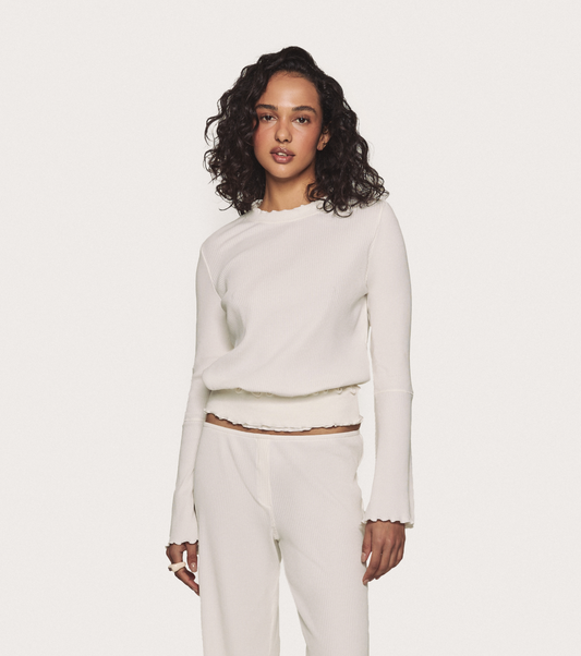 Кофта Хвиляста Біла