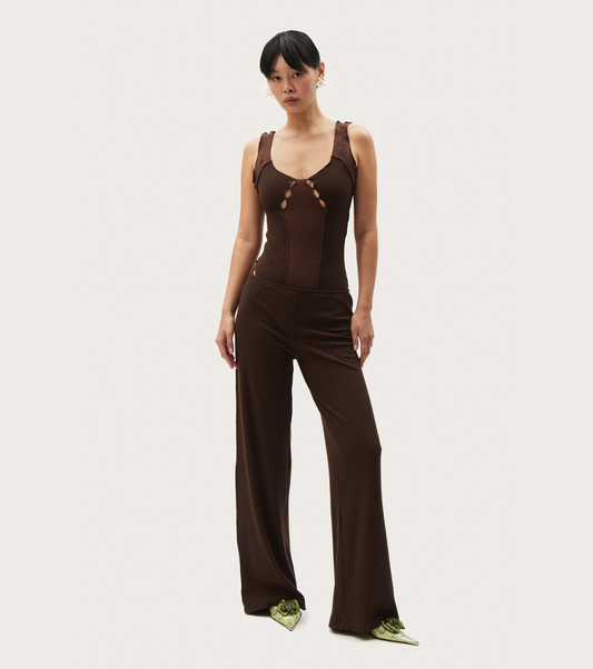 Штани Піжамні Коричневі