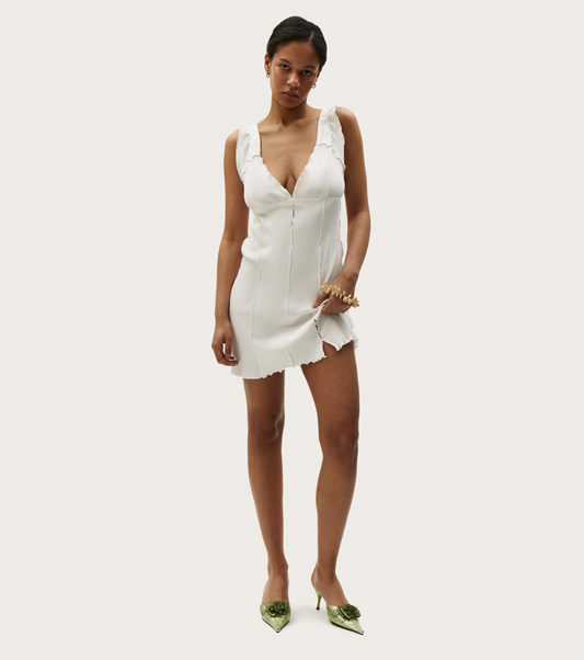 Сукня хвиляста Молочна