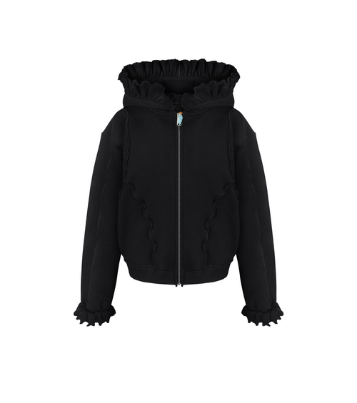 Худі на Блискавці Чорне