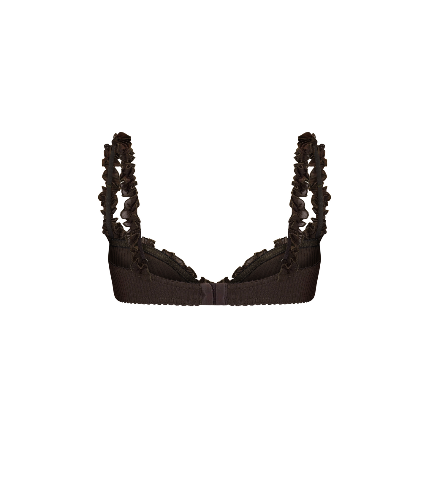 Ліф з Листочком Коричневий