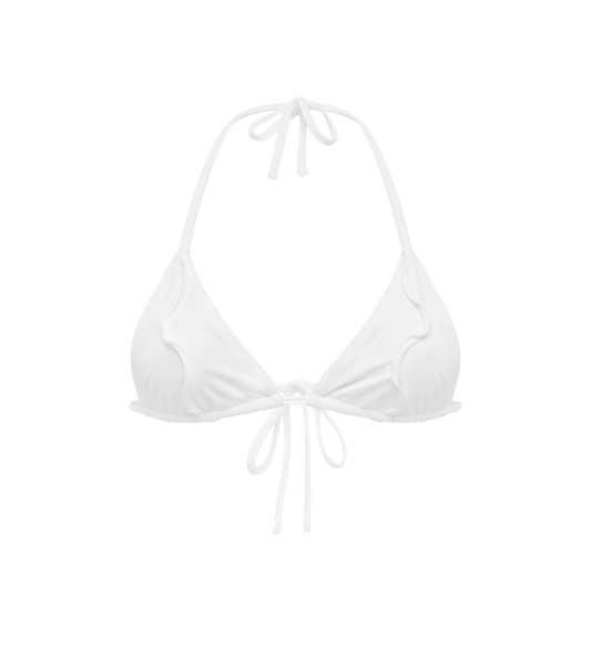 Ліф Купальний із Зав'язками Молочний