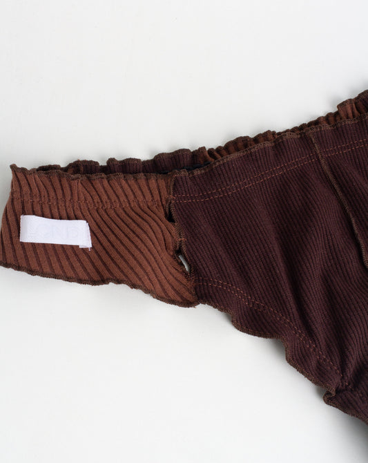 Культові Стрінги Коричневі