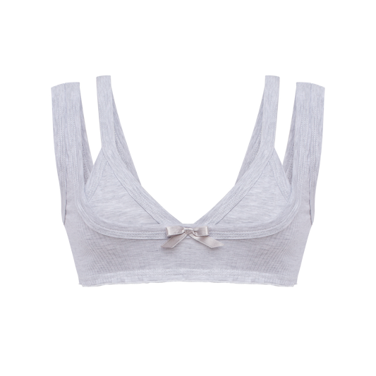 Топ ‘Alice K x LONDI’ Сірий