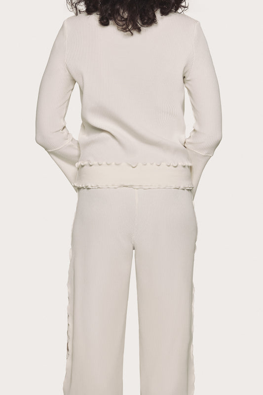 Кофта Хвиляста Біла