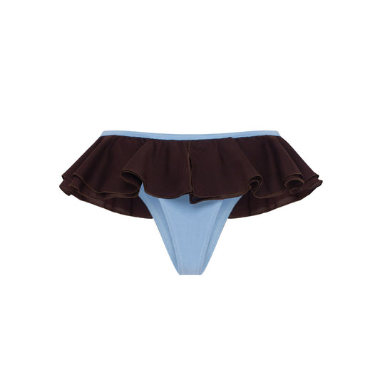 Танга з Воланами та Серцем Блакитні