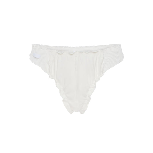 Стрінги Хвилясті Білі