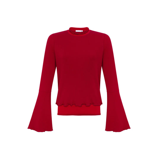 Кофта Хвиляста Бордова