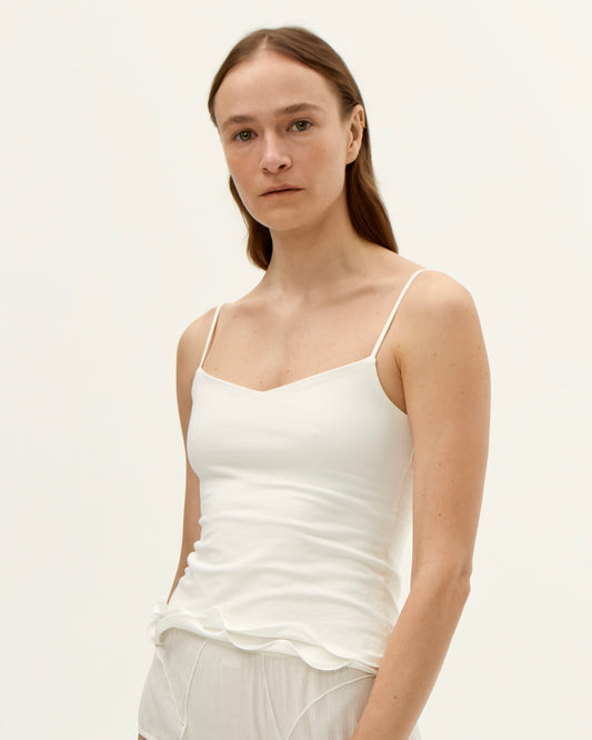 Майка Подвійна з Хвилями Молочна