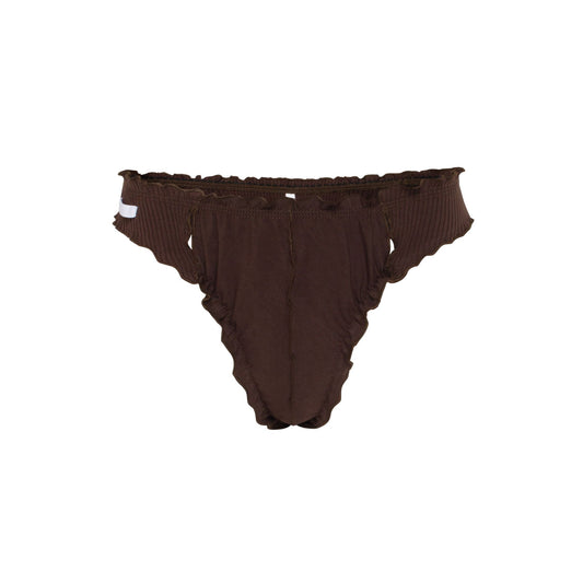 Стрінги Хвилясті Коричневі