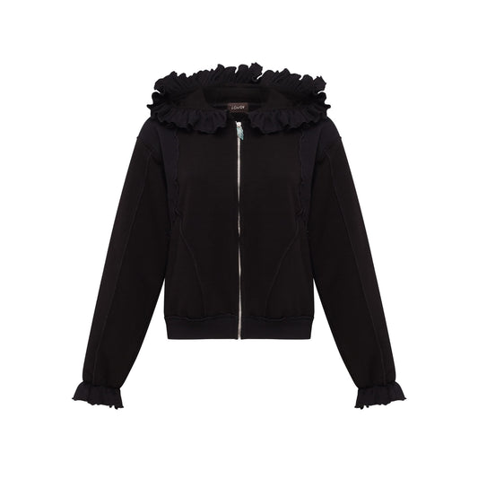 Худі на Блискавці Чорне