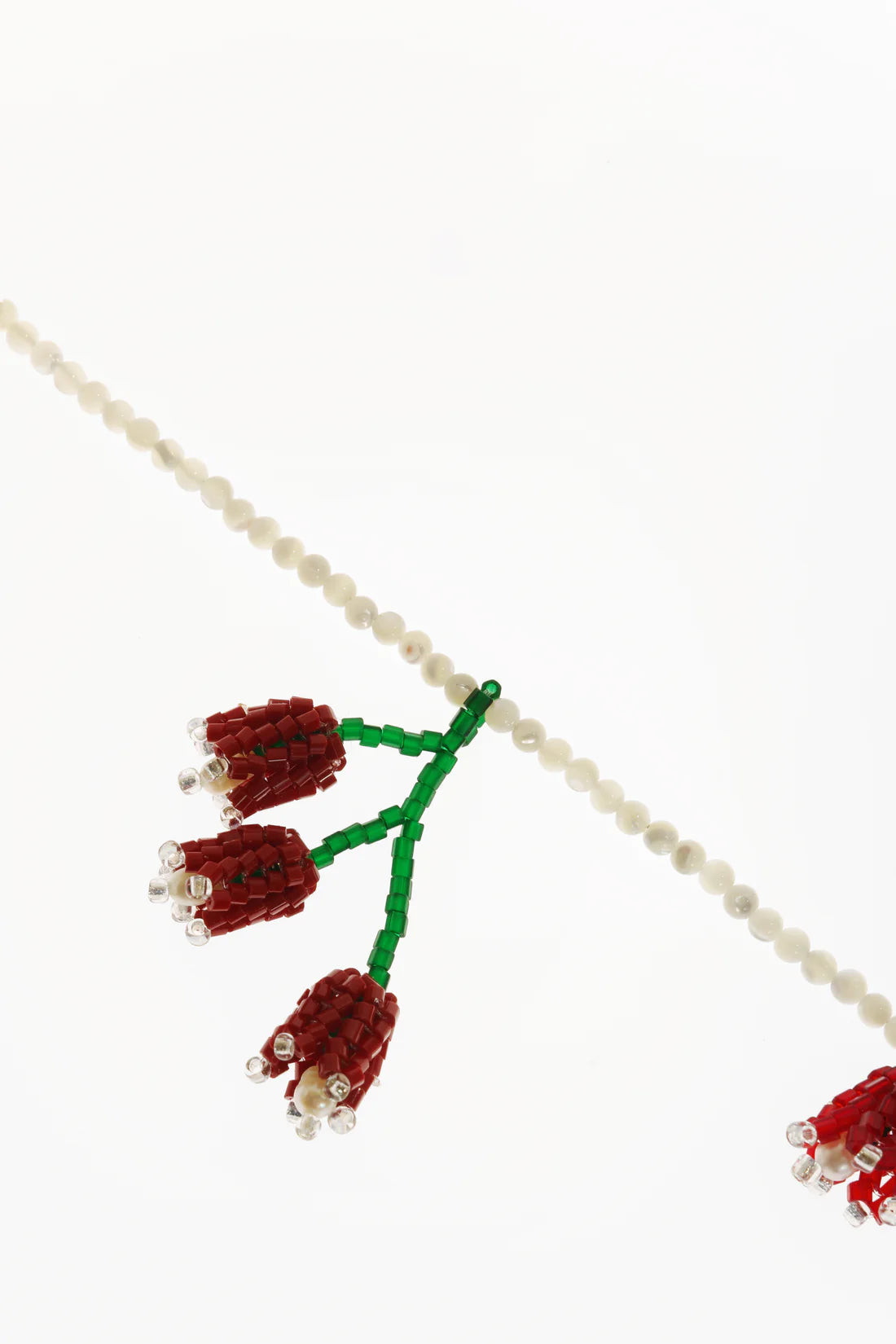 Necklace Red Bouquet