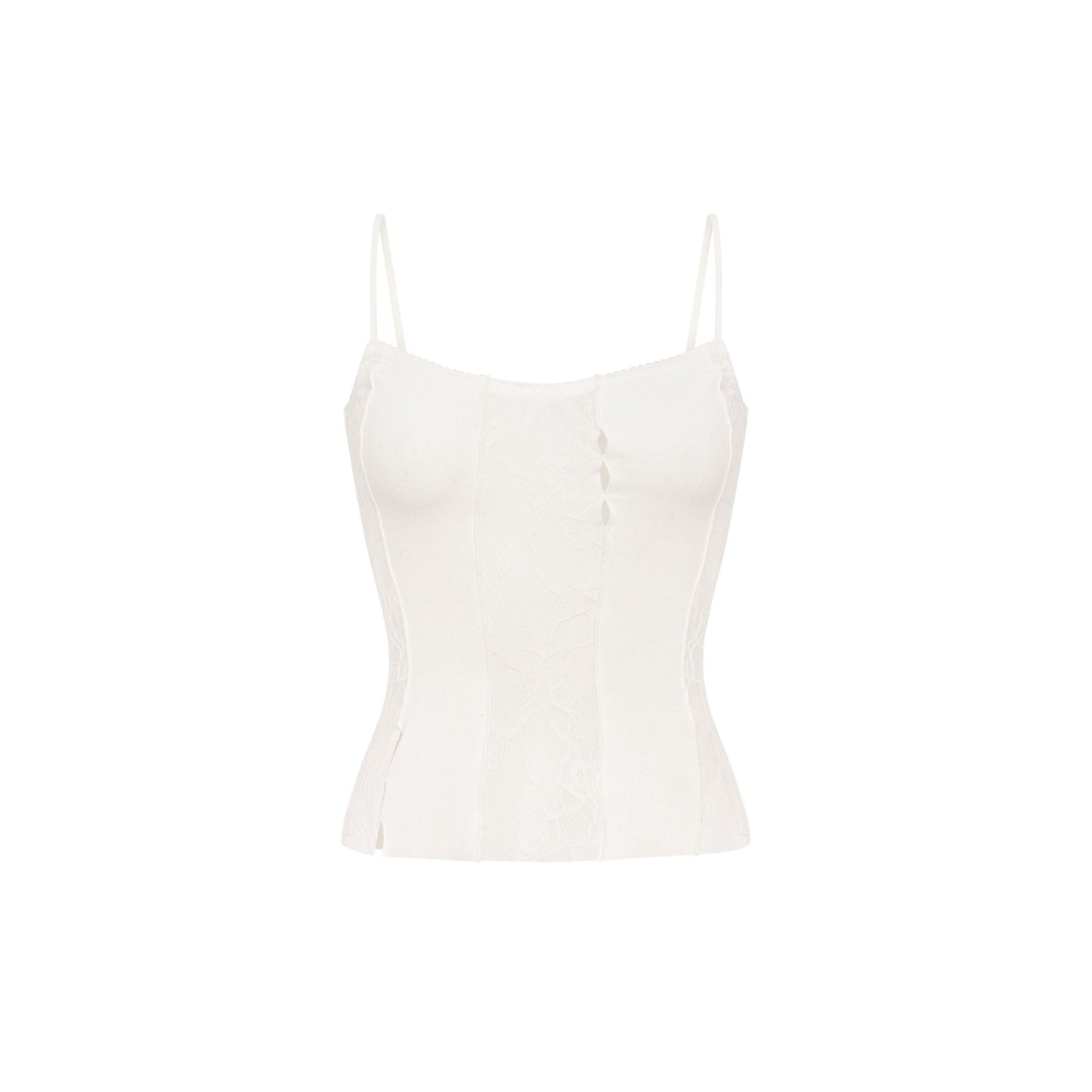 Майка з Мереживом Молочна