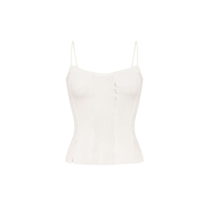 Майка з Мереживом Молочна