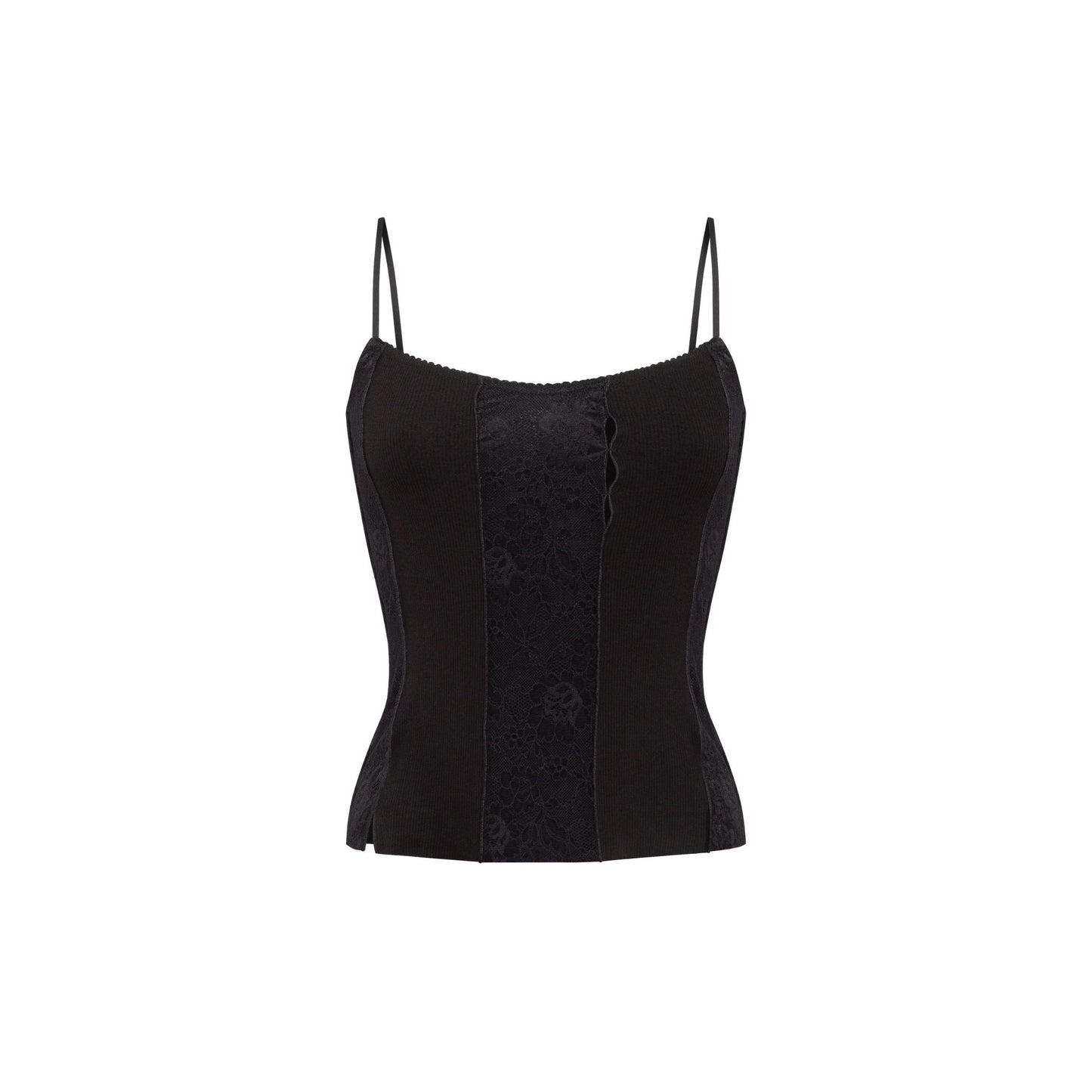 Майка з Мереживом Чорна