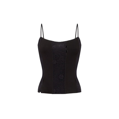 Майка з Мереживом Чорна