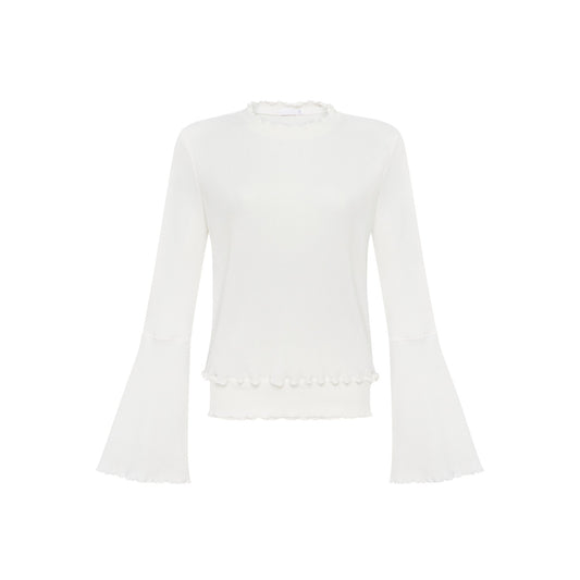 Кофта Хвиляста Біла