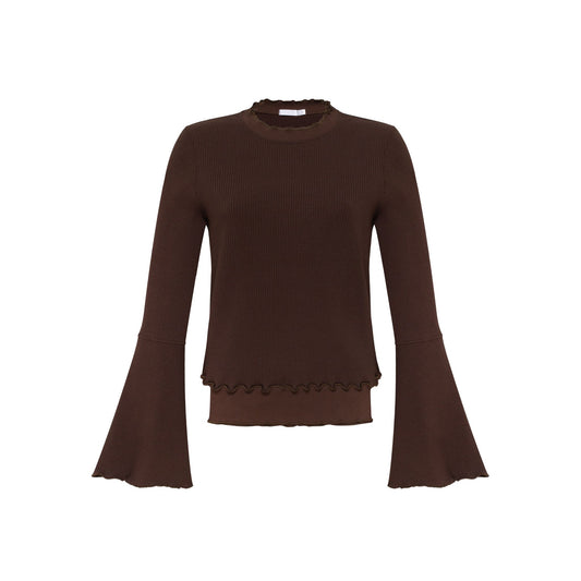 Кофта Хвиляста Коричнева