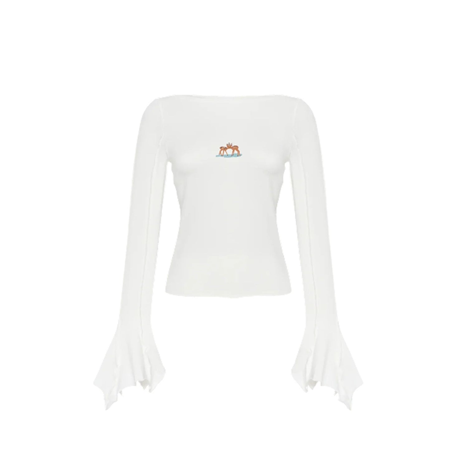 Лонгслів з Вишивкою 'Оленята'