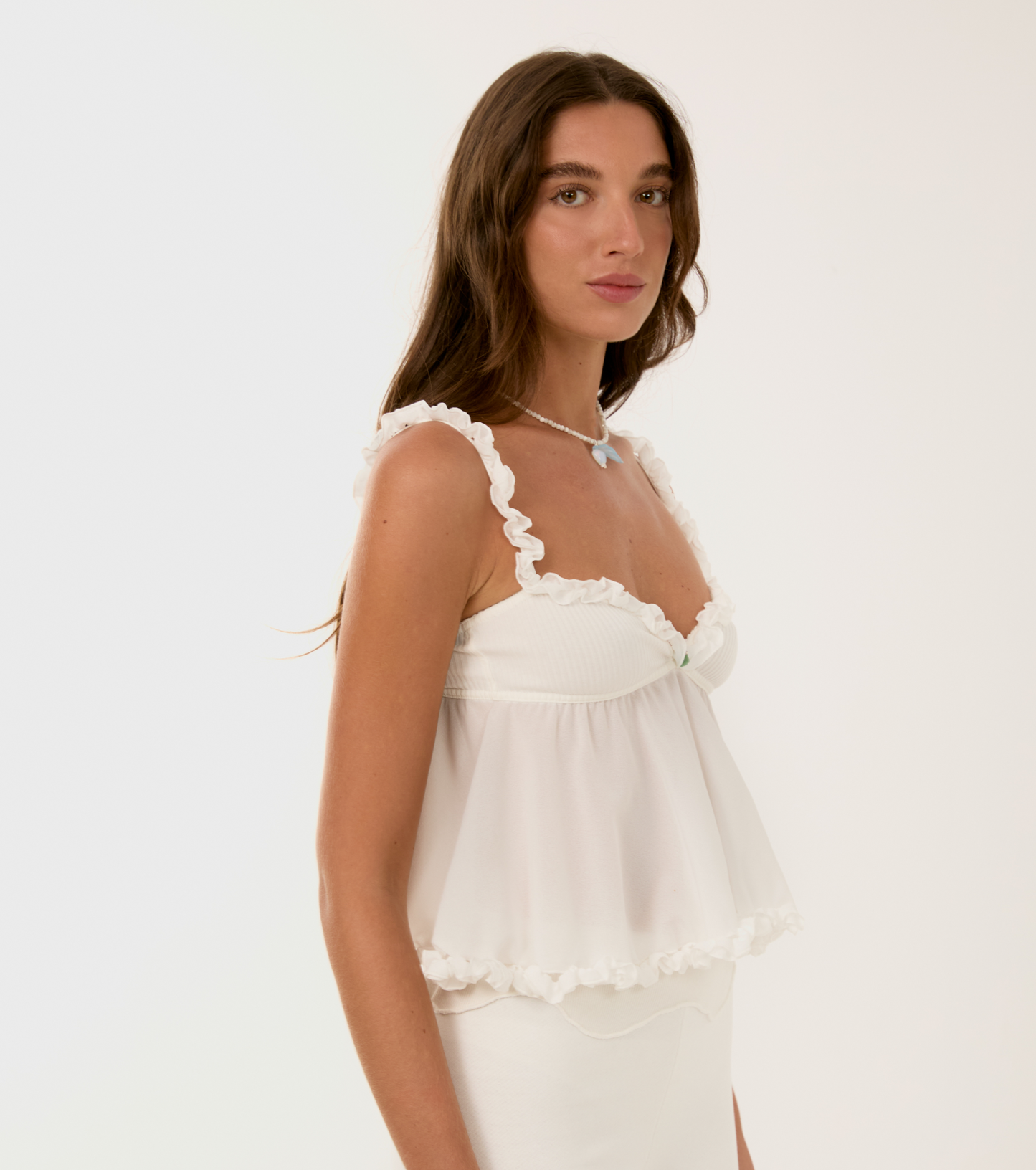 Топ з Листочком Молочний