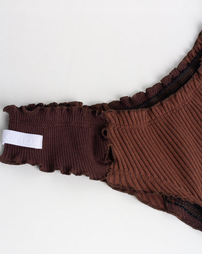 Культові Труси Танга Коричневі