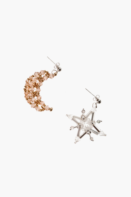 Earrings LONDI Moon and Star
