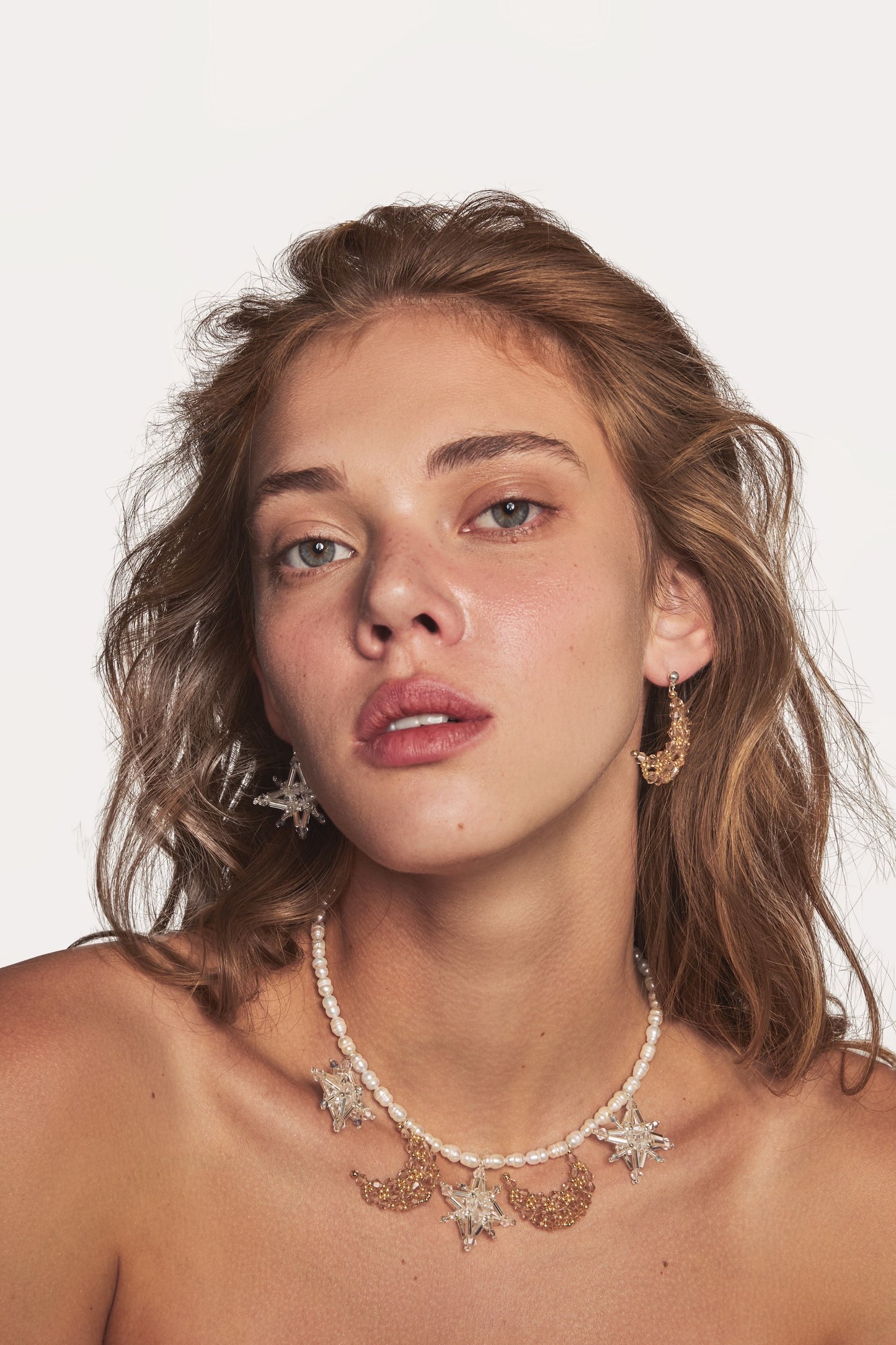 Necklace LONDI Moon and Stars