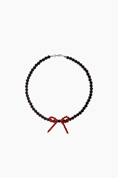 Necklace Biblioteque Red Bow