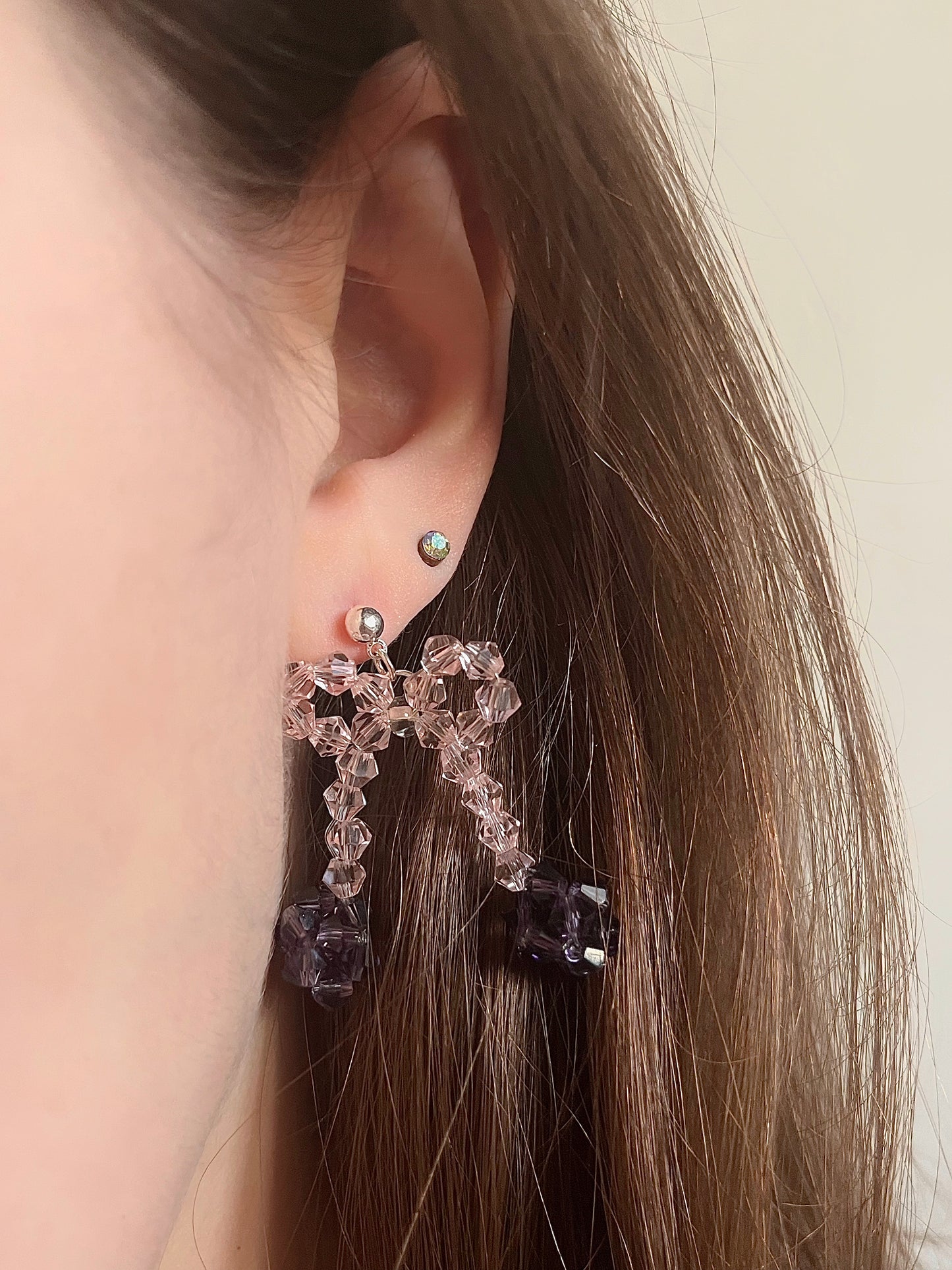 Earrings Dark Cherry
