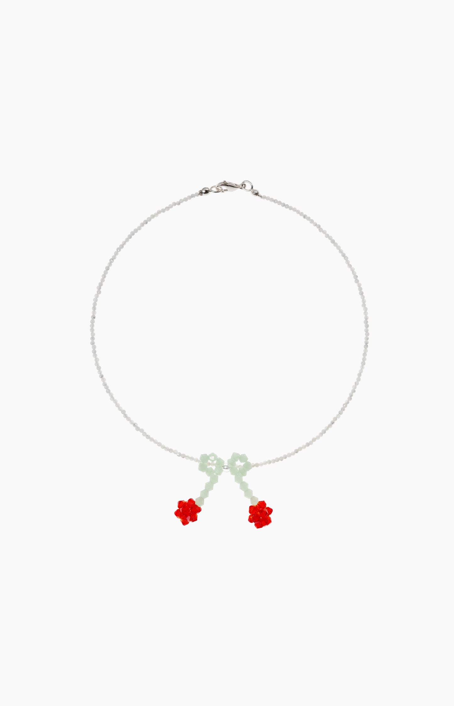 Necklace Red Cherry