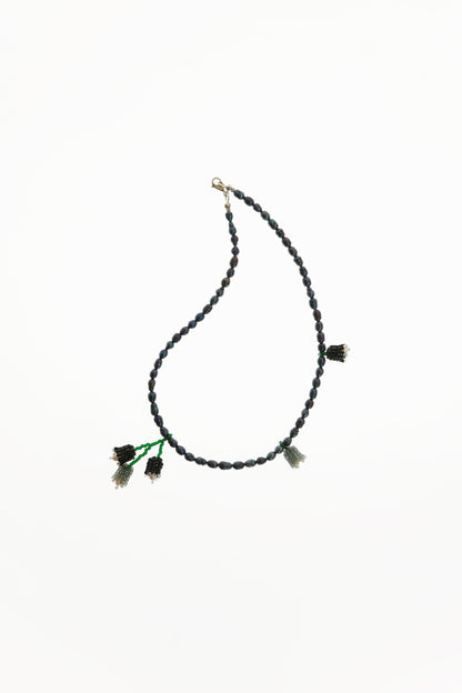 Necklace Black Bouquet