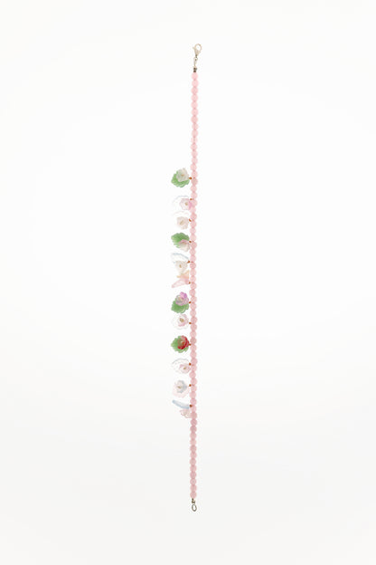 Necklace Glass Flowers