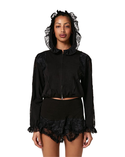 Шорти-спідниця Подвійні Чорні