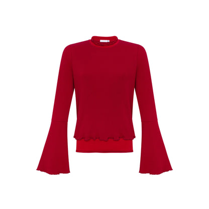 Кофта Хвиляста Бордова