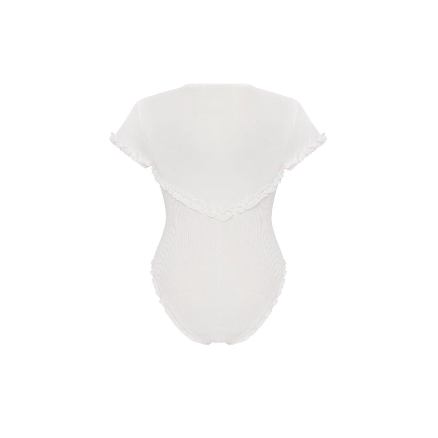 Боді з Серцем та Лебедем Молочний