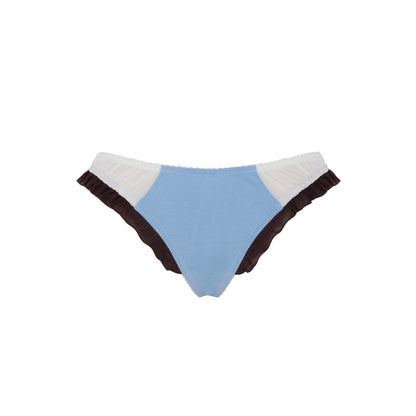 Танга з Рюшами та Серцем Блакитні