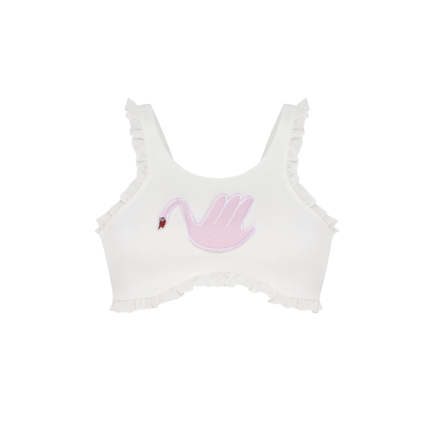 Топ з Лебедем Молочний