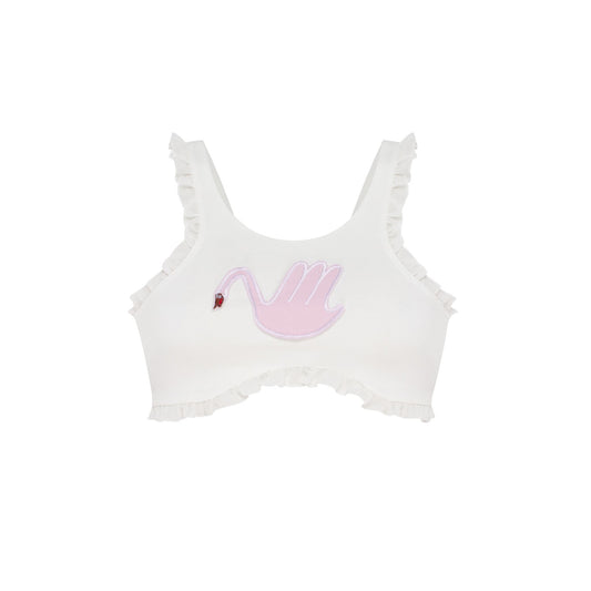 Топ з Лебедем Молочний