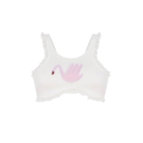 Топ з Лебедем Молочний