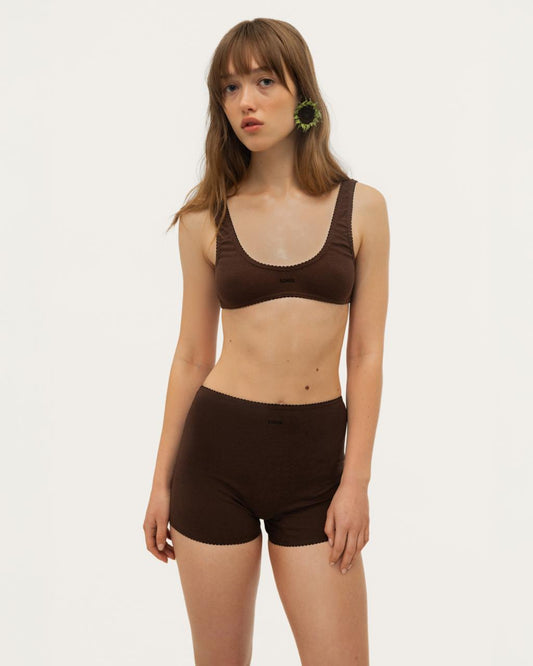 Шорти Базові Коричневі