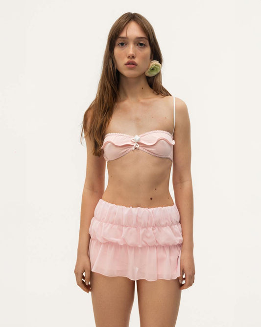 Скорт Багатошаровий Рожевий